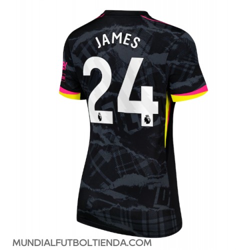 Camiseta Chelsea Reece James #24 Tercera Equipación Replica 2024-25 para mujer mangas cortas